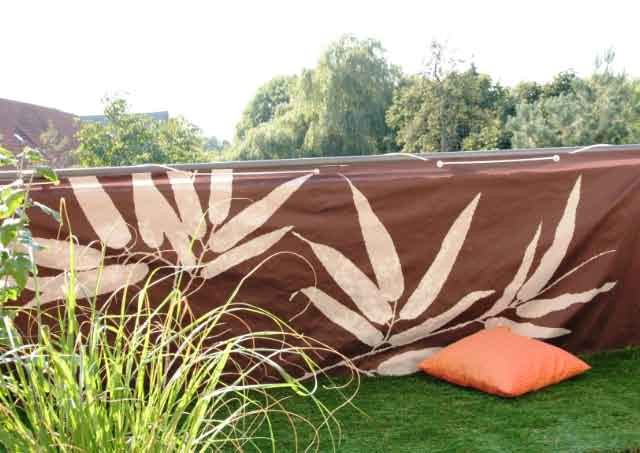 Garten Moy: Pvc Bambusmatte Sichtschutz Balkonverkleidung Bambus Matte