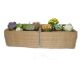 Hochbeet aus Naturmaterial Gr&ouml;&szlig;e 180x90x40cm