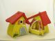 Vogelhaus Futterhaus "Hobbit mini" gelb