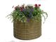 Hochbeet aus Naturmaterial rund