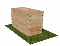 Hochbeet aus L&auml;rchenholz 120x60x78cm