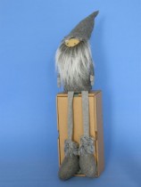 Kleiner Kantenhocker "Knolli" - graue...