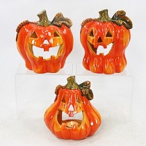 K&uuml;rbis Windlichter 14x14cm 3er Set