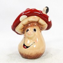 Fliegenpilz dick mit Gesicht 23cm