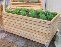 Gartenfrosch Holzhochbeet 180x120cm
