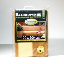 Balkonverkleidung terrakotta/beige