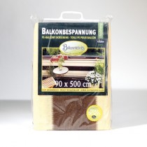 Balkonverkleidung braun/beige