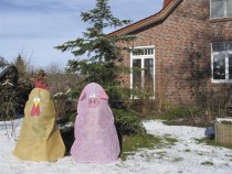 Winterschutz-Vlieshaube Schwein "Rosi"
