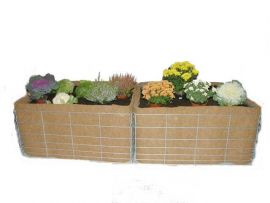 Hochbeet aus Naturmaterial Gr&ouml;&szlig;e 180x90x40cm