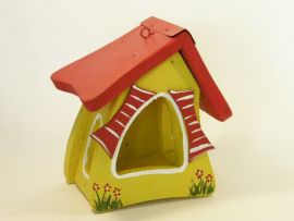 Vogelhaus Futterhaus "Hobbit mini" gelb