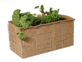 Hochbeet aus Naturmaterial Gr&ouml;&szlig;e 1