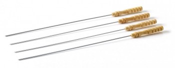 Barbecook vier Grillspie�e mit Holzgriff