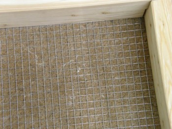 Nagergitter f�r Hochbeete verzinkt 122cm Breite Meterware