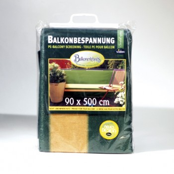 Balkonverkleidung gr�n/beige