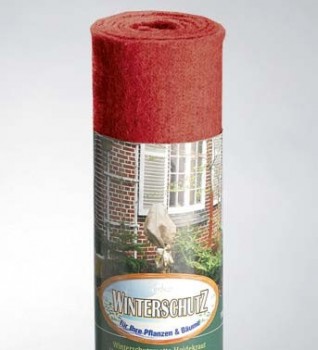 Winterschutzmatte "Jute-Filz" - rot