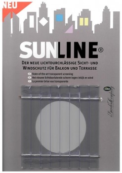 Muster Videx Kunststoffmatte "Sunline" Transparent