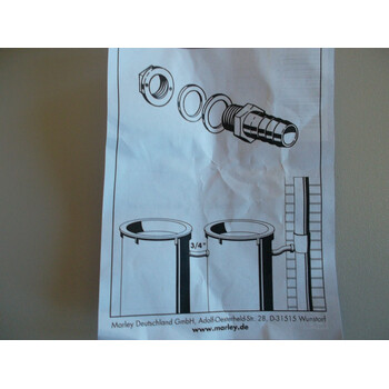Marley Tonnenanschlusss Set 3/4 Zoll