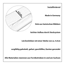 Rollibeet "Vis-á-Vis" 65cm gewachsener Boden