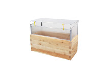 Holzhochbeet PROFI Set - "Lärche" Größe 1