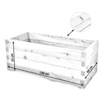 Holzhochbeet PROFI Set - "Lärche" Größe 1