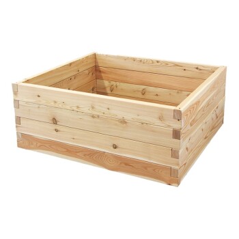 Holzhochbeet PREMIUM Set - L�rche Gr��e 2 - H�he 52cm