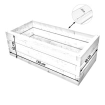 Hochbeet "Lacuna" Größe 1 - 130x60x42cm