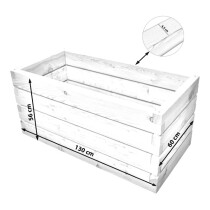 Hochbeet "Lacuna" Größe 1 - 130x60x56cm