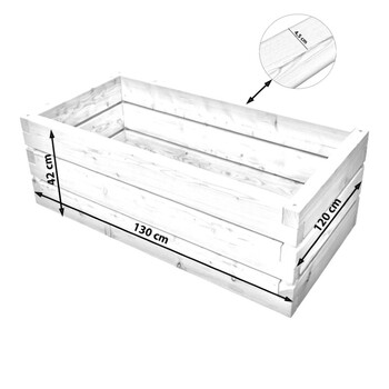 Hochbeet Lacuna Gr��e 2 - 130x120x42cm