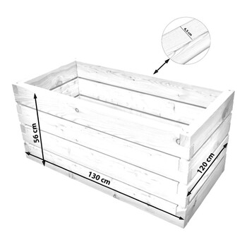 Hochbeet Lacuna Gr��e 2 - 130x120x56cm