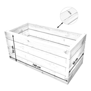 Hochbeet Lacuna Gr��e 4 - 190x60x56cm