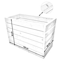 Hochbeet "Lacuna" Größe 4 - 190x60x85cm