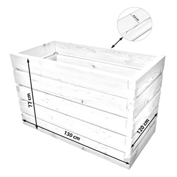 Hochbeet Lamella Gr��e 2 - 130x120x77cm