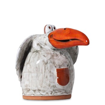 Zaunstecker Rabe, wei�