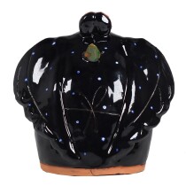 Zaunstecker Rabe, schwarz