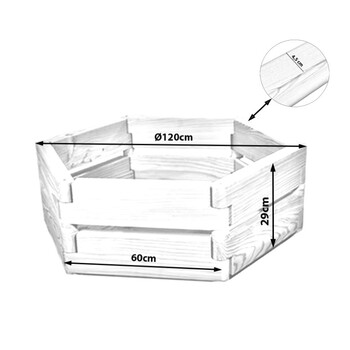 Waben-Hochbeet Cella Solo 29cm