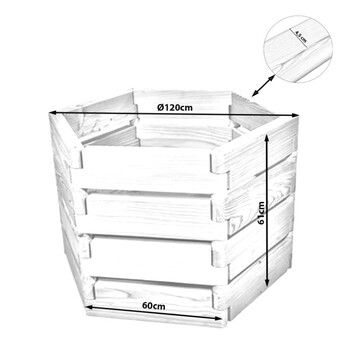 Waben-Hochbeet Cella Solo 61cm