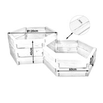 Waben-Hochbeet "Cella Duo" 29/45cm