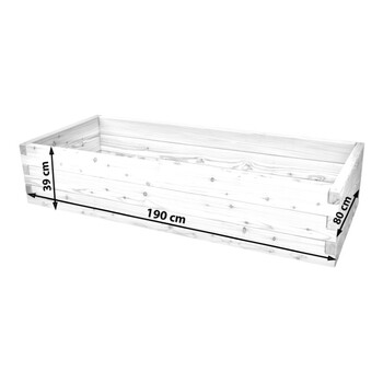 Hochbeet L�rche Gr��e 4 Plus - 190,5x80x39cm