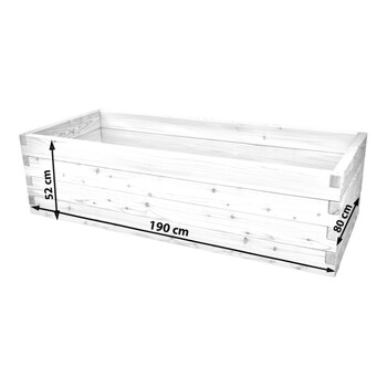 Hochbeet L�rche Gr��e 4 Plus - 190,5x80x52cm