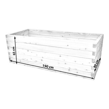 Hochbeet L�rche Gr��e 4 Plus - 190,5x80x65cm