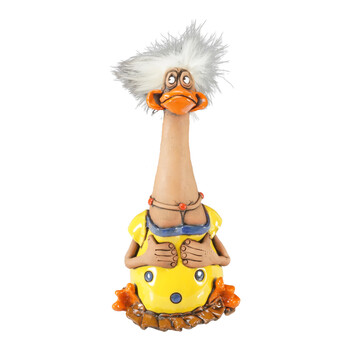 Auenkeramik handgemacht Gans Pupi
