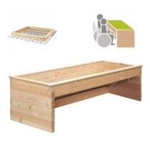 Rollibeet "Duo" 52cm versiegelte Fläche