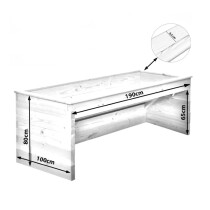 Rollibeet "Duo" 65cm teilversiegelte Fläche