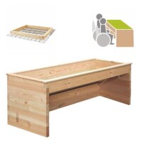 Rollibeet "Duo" 65cm versiegelte Fläche