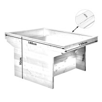 Rollibeet "Vis-á-Vis" 78cm teilversiegelte Fläche