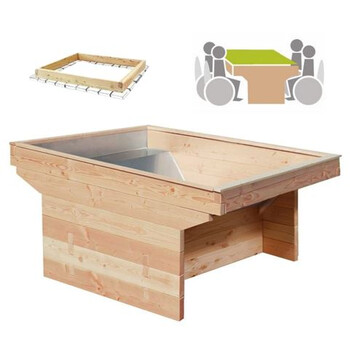 RollibeetQuadro 65cm teilversiegelte Flche