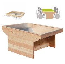 Rollibeet "Quadro" 65cm versiegelte Fläche