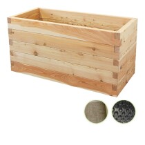 Hochbeet "Lärche" 130x60cm - Starter-Set -...