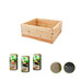 Holzhochbeet PREMIUM Set - Lärche Größe 2 - Höhe 65cm