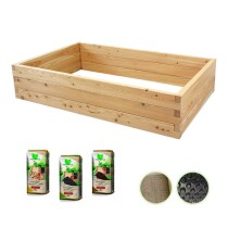 Hochbeet "Lärche" 190x120cm - Premium-Set...